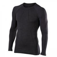 Falke - Wool-Tech Longsleeved Shirt - Merino-ondergoed, zwart/grijs