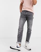 only&sons Only & Sons - Slim-fit stretch jeans in grijs