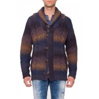 antonymorato Knitted cardigan AM - Antony Morato - Truien en vesten - Blauw