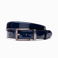 Paulo Bellini Belt Fasano Blue Lack Leather