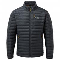 Rab - Microlight Jacket - Donsjack, zwart/grijs