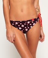 Superdry Vrouwen Pacific Star Bikinibroekje met Bandjes Blauw