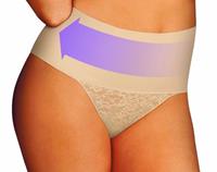 maidenform Tame your Tummy String  | Lace | Nude