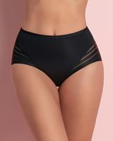 Lace Stripe Undetectable Panty | Leonisa | Zwart