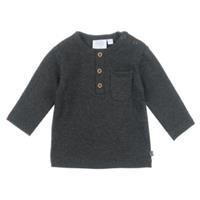 feetje Shirt Lange Mouw  - Antraciet - Katoen/polyester/elasthan