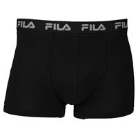 Fila Herren Basic Boxer Shorts, Elastic mit  Logo - verschiedene Farben Boxershorts schwarz Herren 