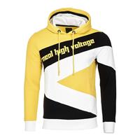 Rusty Neal Hoodie met contrasterende kleurblokken