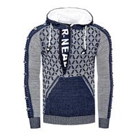 RUSTY NEAL Pullover Pullover blau/weiß Herren 