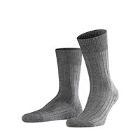 Falke Herren Socken - Teppich im Schuh, Merinowolle, Unifarben Socken anthrazit Herren 