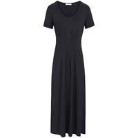 Peter Hahn Jersey-Kleid in Maxi-Länge Jerseykleider dunkelblau Damen 
