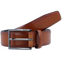 JOOP! Collection Leren riem met reliëflogo