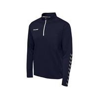 Hummel Trainingsshirt Authentic 1/2 Zip - Navy/Wit