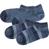 Tommy Hilfiger 2-pack Basic Stripe Quarter Socks Jeans