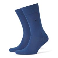 Burlington Herren Socken DUBLIN - Uni, Kurzstrumpf, Logo, One Size, 40-46 Socken blau Herren 
