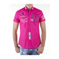 RED BRIDGE Redbridge Kurzarm-Hemd Langarmhemden fuchsia Herren 