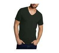 BAMBOO basics  basics Herren T-Shirt VELO, 2er Pack - Unterhemd, V-Neck, Single Jersey Unterhemden grün Herren 