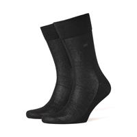 Burlington Herren Socken CARDIFF - Uni, Kurzstrumpf, Logo, One Size, 40-46 Socken schwarz Herren 