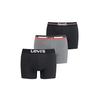 Levi's LEVIS LEVIS Herren Boxer Briefs - Geschenkbox, Logobund, 3er Pack Boxershorts mehrfarbig Herren 