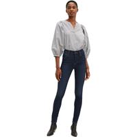 Levi's 720 mid waist super skinny jeans met donkere wassing