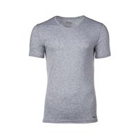 Fila Herren Unterhemd - V-Ausschnitt, Single Jersey, einfarbig Unterhemden grau Herren 