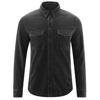 Living Crafts Overshirt Langarmhemden schwarz Herren 