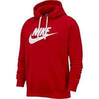 Nike Sportswear Graphic Club BB GX Hoodie rood/wit
