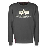 Alpha industries Sweatshirt met labelprint, model 'BASIC'