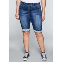 Sheego Bermudas Jeanshosen blue denim Damen 