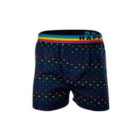 Happy Shorts Wijde boxershort hartjes pride + rainbow waistband
