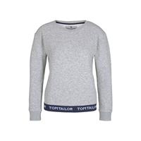 Tom Tailor Pyjama Sweater, grey melange