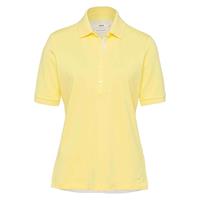 BRAX Poloshirt kurzarm Poloshirts gelb Damen 