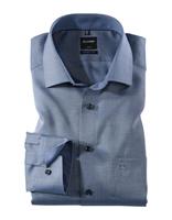 OLYMP Luxor Overhemd, modern fit, Global Kent, Marineblauw
