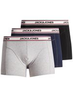 Jack & Jones Boxershorts »JACSUGAR SKULL TRUNKS 3er Pack« (1-St) mit Logo Webbund