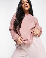 Missguided Frauen Pullover Basic Oversized in rosa