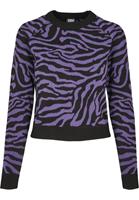 URBAN CLASSICS Sweatshirt »Ladies Short Tiger Sweater«