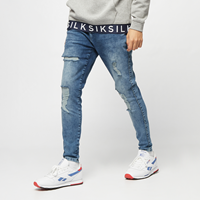 siksilk Sik Silk Männer Skinny Jeans Distresed in blau