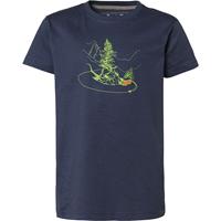 Elkline Kinder T-Shirt CURVYBUS für Jungen dunkelblau Junge 