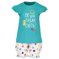 BLUE SEVEN Baby Set T-Shirt+Shorts für Mädchen blau/grün Mädchen 