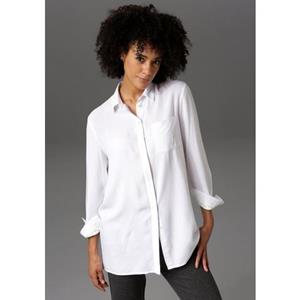 Aniston CASUAL Lange blouse met "aniston"-galons achter