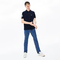 lacoste Regular Fit  L.12.12 - Club Med Polo aus Petit Piqué - Navy Blau 