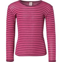 Engel - Kinder Unterhemd L/S - Merino-ondergoed, purper/roze