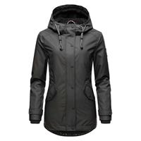 NAVAHOO Regenjacke Lindraa Winterjacken schwarz Damen 