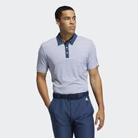 adidas Poloshirt "HEAT.RDY Micro-Stripe", für Herren, stahlblau/blau, S