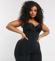 Oncore Open Bust Mid Thigh Bodyshaper SPANX | Zwart