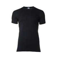 NOVILA Herren American-Shirt - Rundhals, Natural Comfort, Feininterlock Unterhemden schwarz Herren 