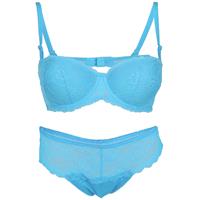 Familytrends family-trends Dessous-Set 2-teilig Funktionsunterwäsche blau Damen 