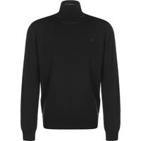 Lacoste Herren Woll-Pullover mit Rollkragen - Schwarz 