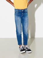 Only Konemily Med Blue Straight Fit Jeans Dames Blauw