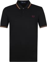 fredperry Fred Perry - Twin Tipped Blk/1964Gld/Aubg - Polos