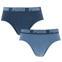 Puma - herenslips 2-pack blauw IV - S